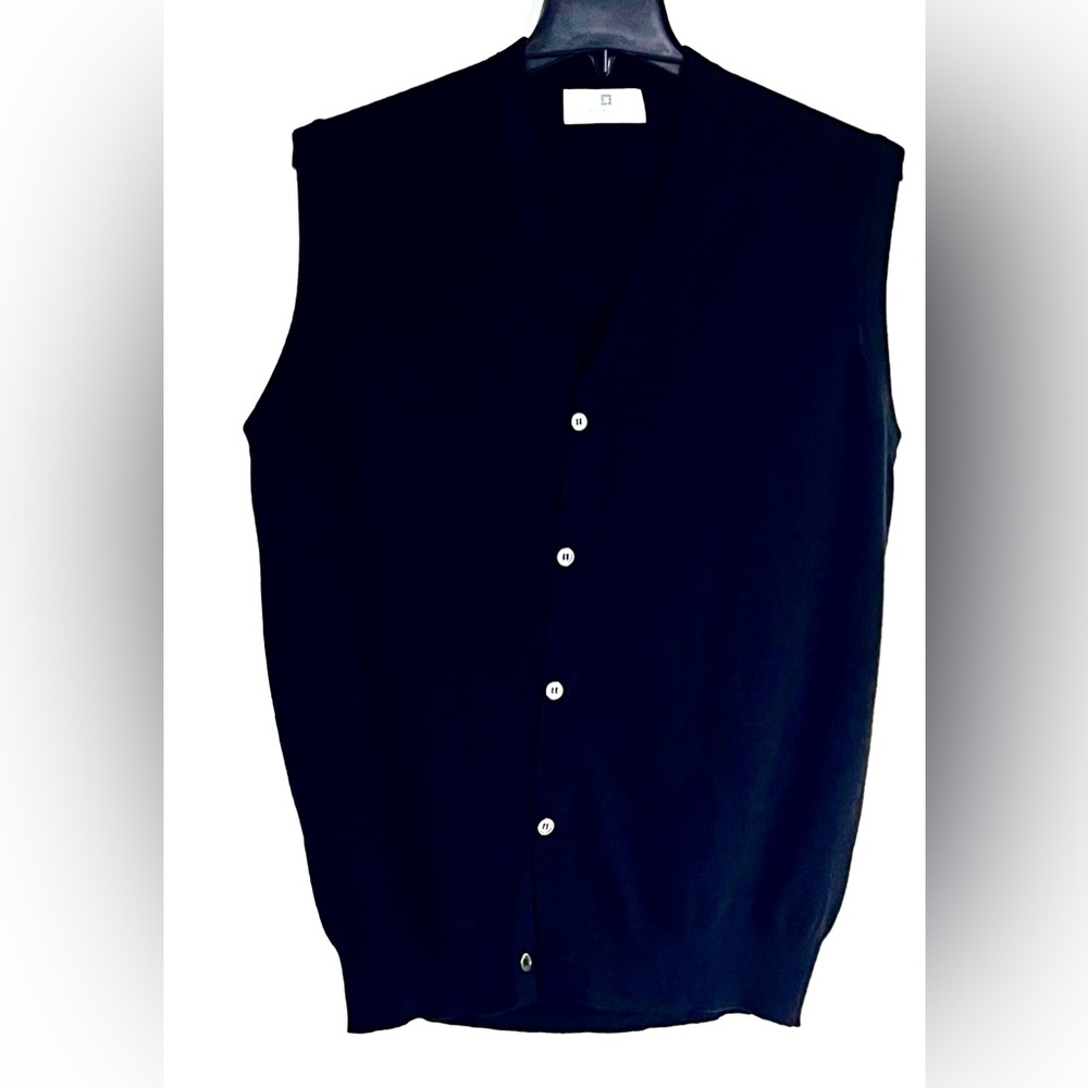 Ballantyne Men's Cashmere Button Down Vest
